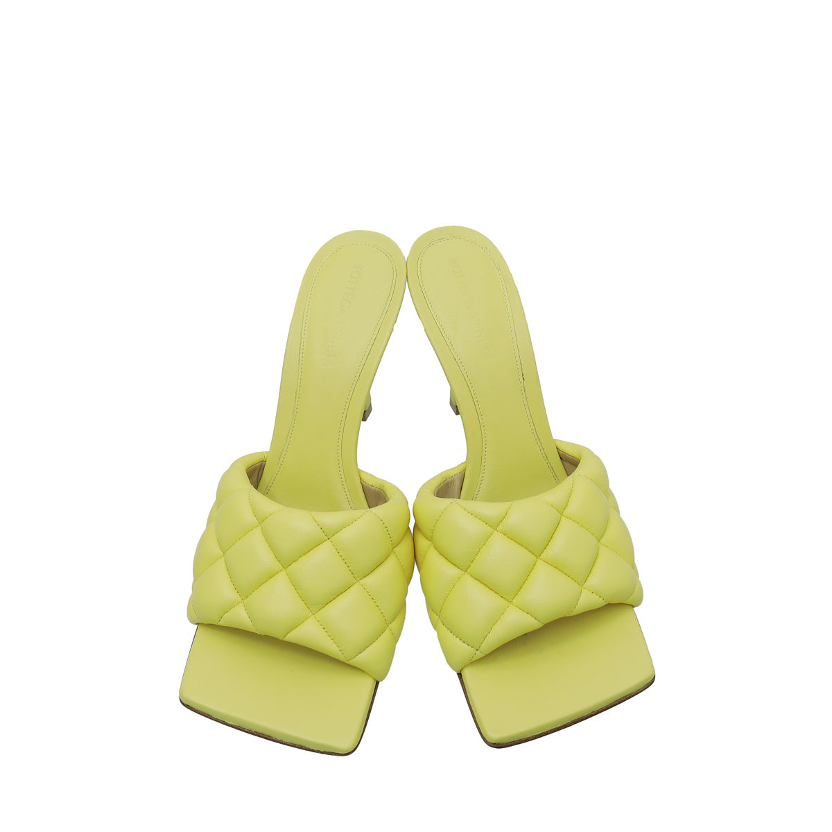 Bottega Veneta Lemonade Nappa Padded Mules 39