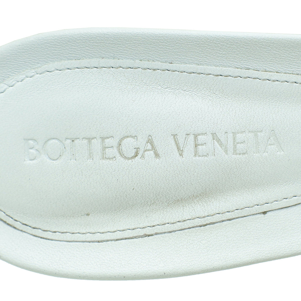 Bottega Veneta White Nappa Padded Mules 41