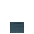 Bottega Veneta Dark Teal Blue Intrecciato Card Holder