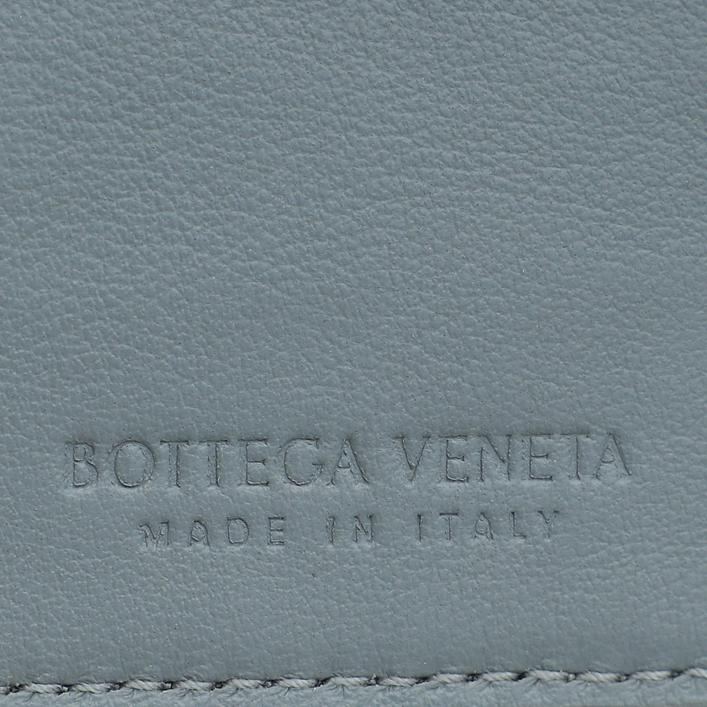 Bottega Veneta Grey Intrecciato Long Wallet