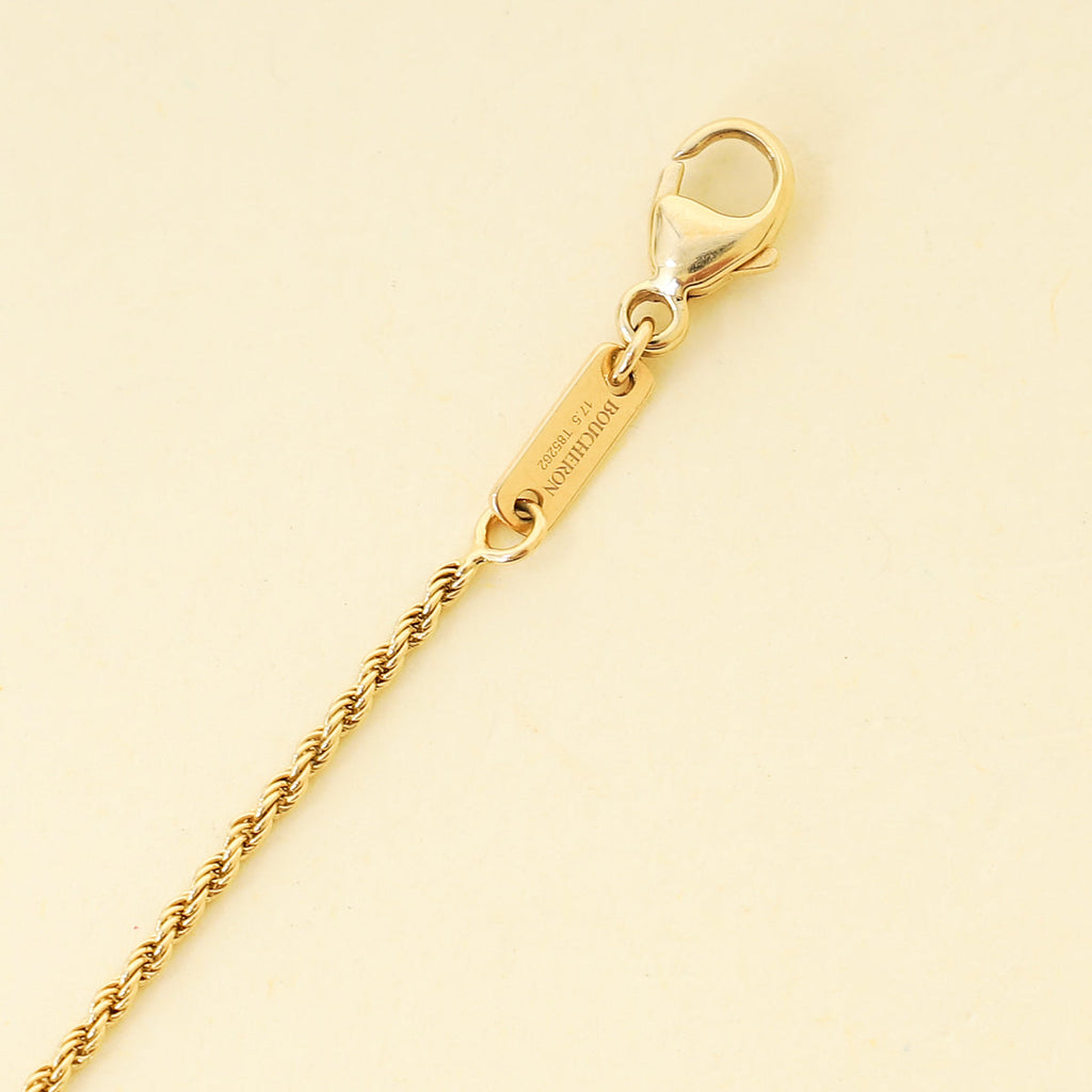 Boucheron 18K Yellow Gold Serpent Boheme XS Mother-Of-Pearl Bracelet