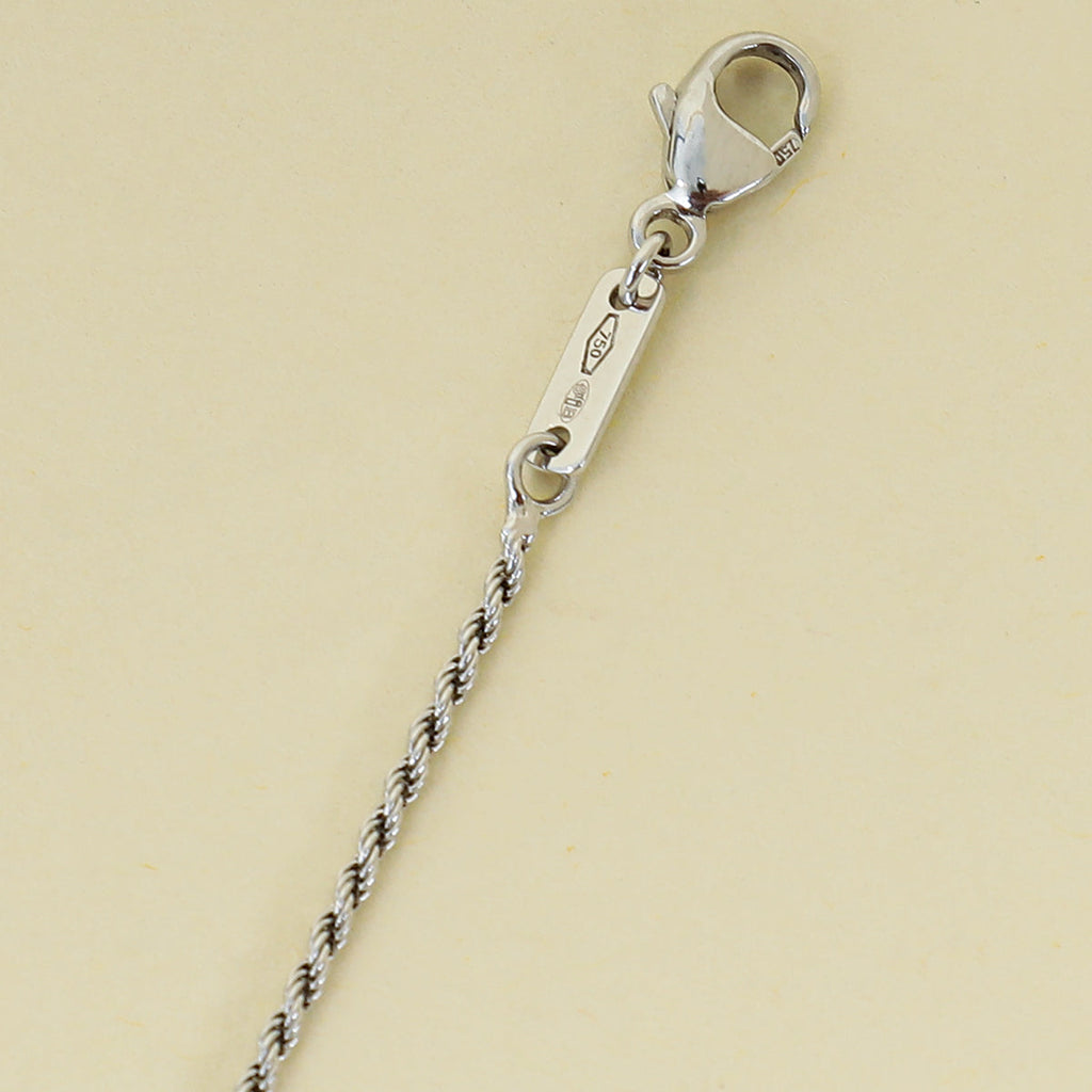 Boucheron 18K White Gold Diamond Serpent Bohème XS Motif Pendant Necklace