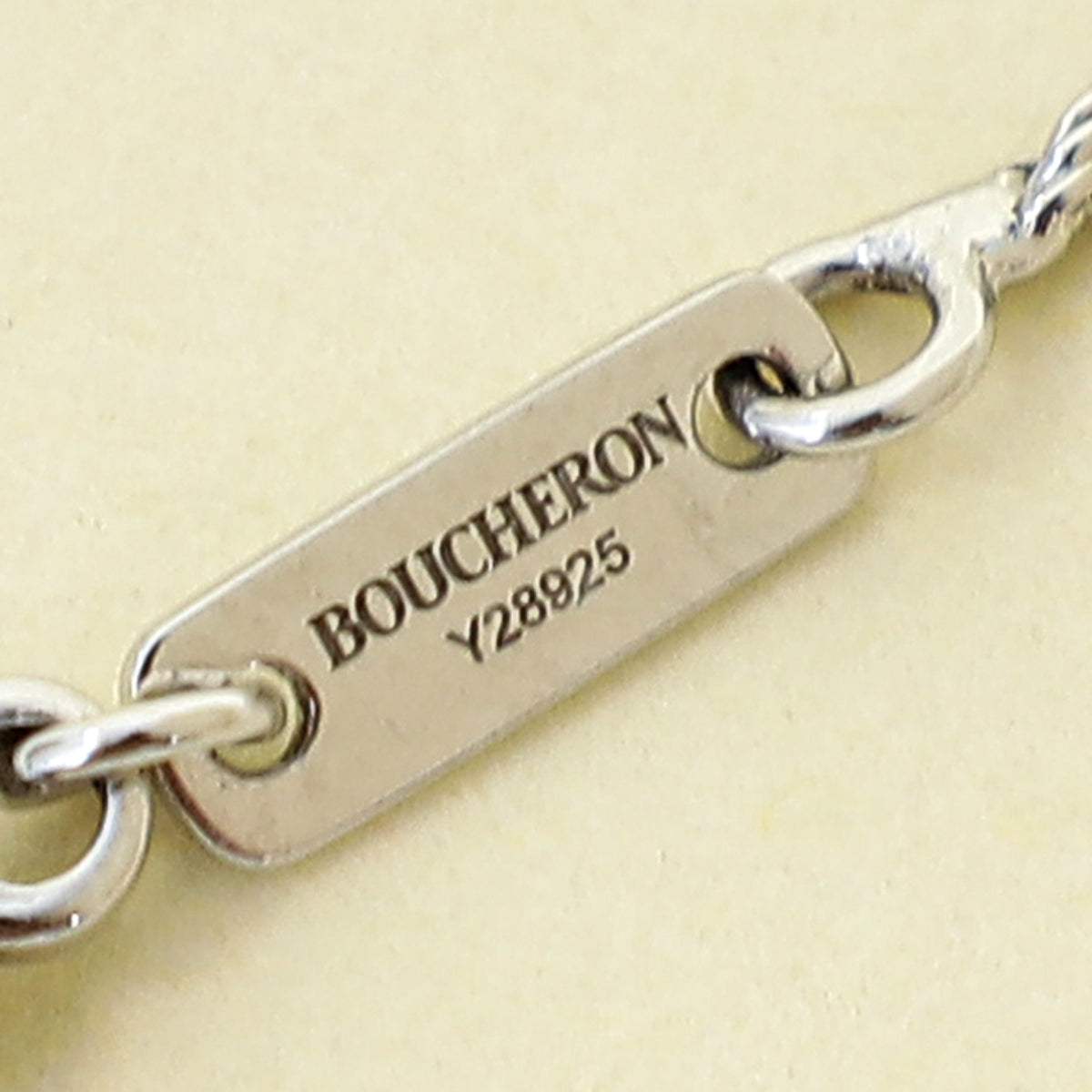 Boucheron 18K White Gold Diamond Serpent Bohème XS Motif Pendant Necklace