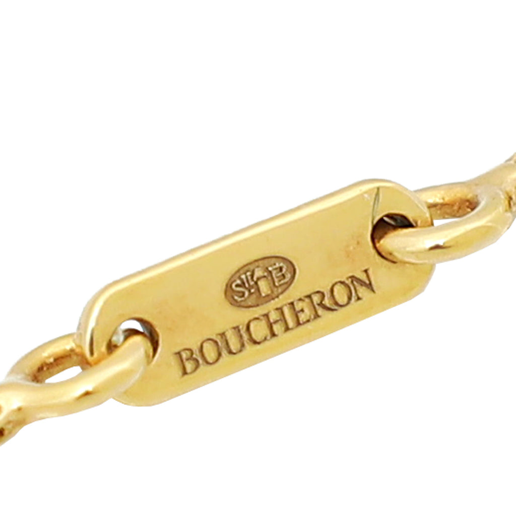 Boucheron 18K Yellow Gold Serpent Boheme 6 Motifs MOP Long Necklace