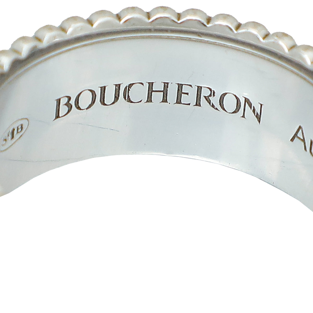 Boucheron 18K White Gold Diamond Quatre Radiant Edition Small Model Ring 48