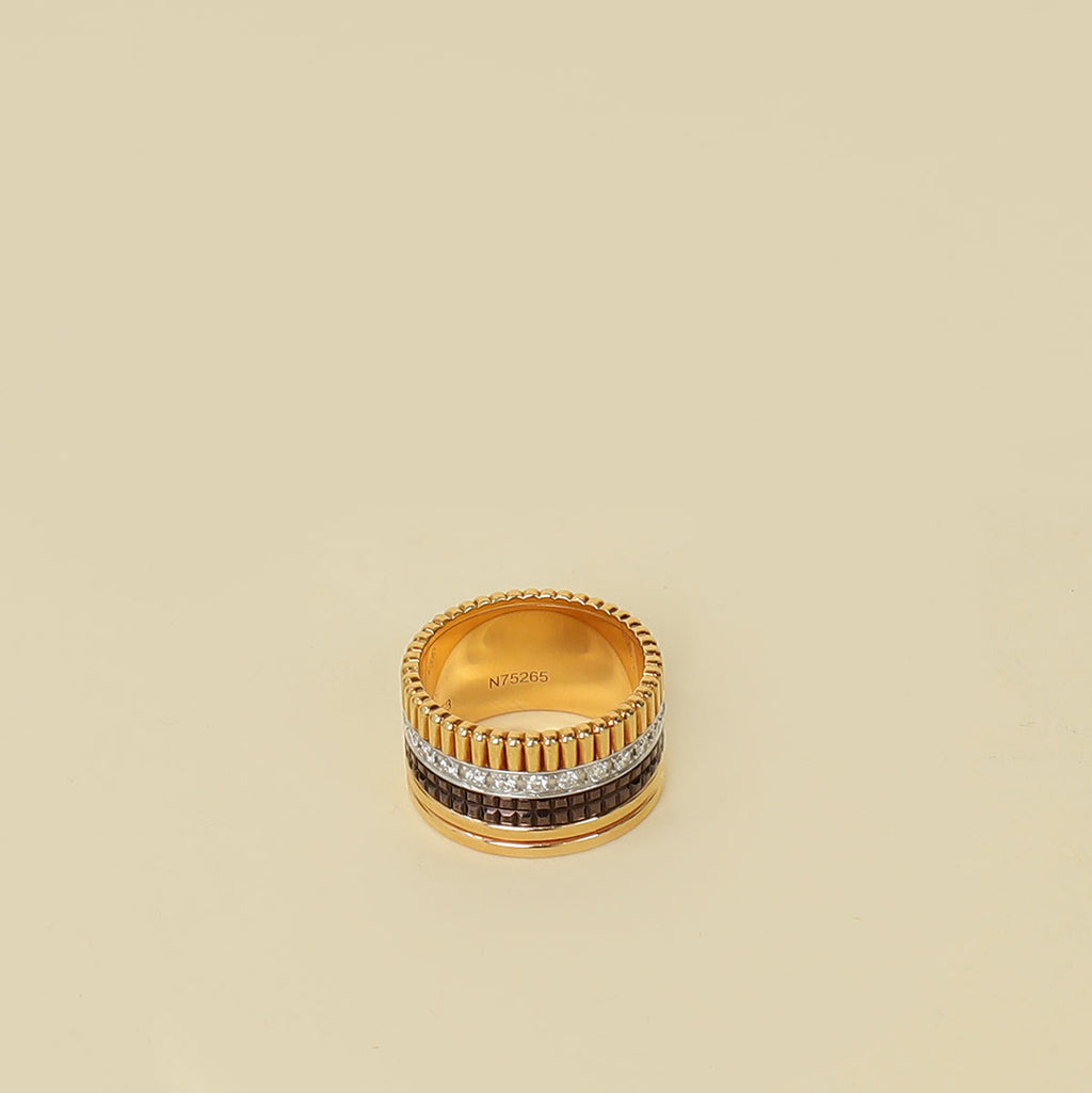 Boucheron 18K Quatre Classique Large Ring 53