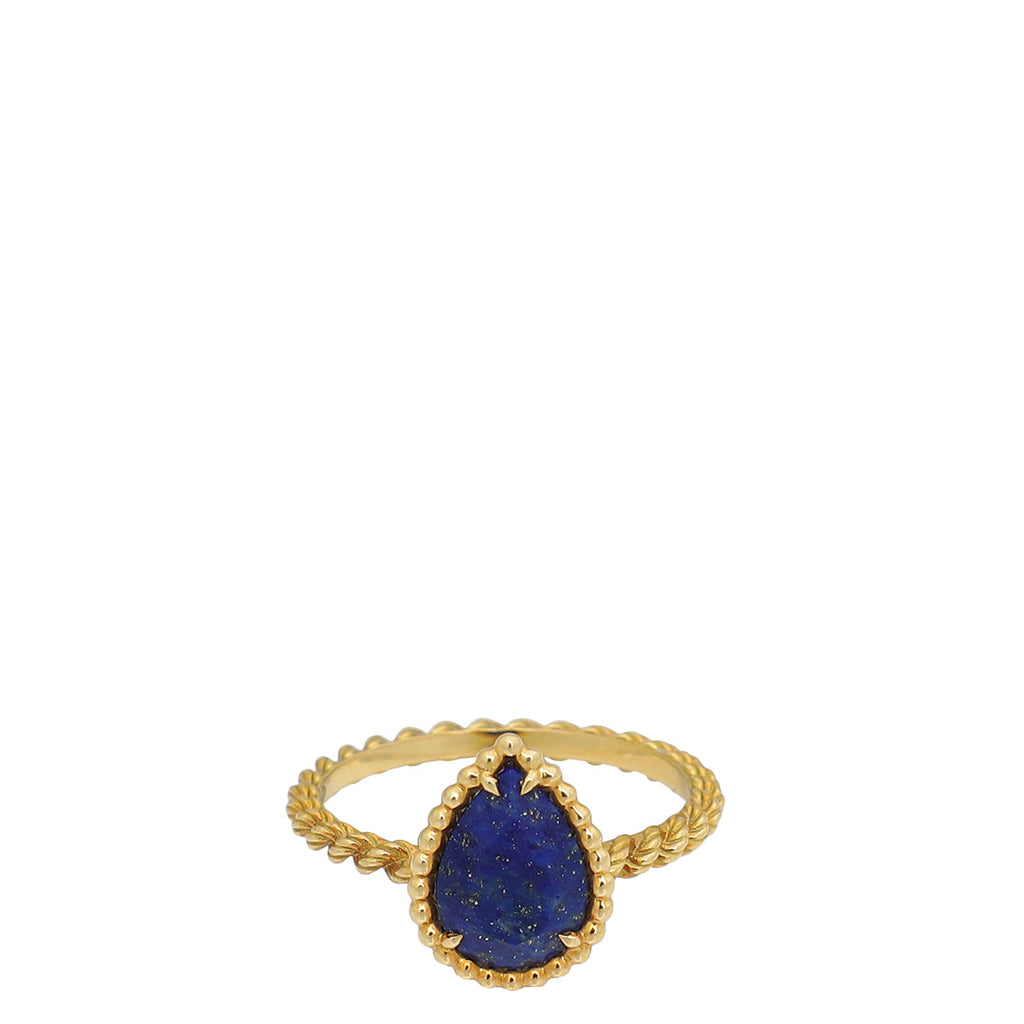 Boucheron 18K Yellow Gold Serpent Boheme S Motifs Ring 54