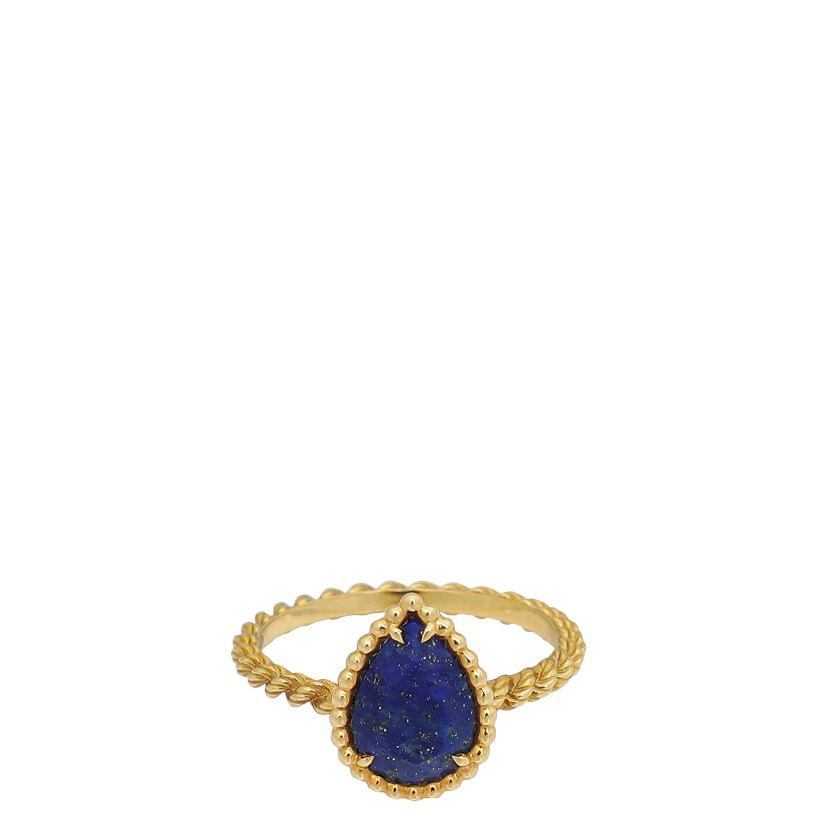 Boucheron 18K Yellow Gold Serpent Boheme S Motifs Ring 54