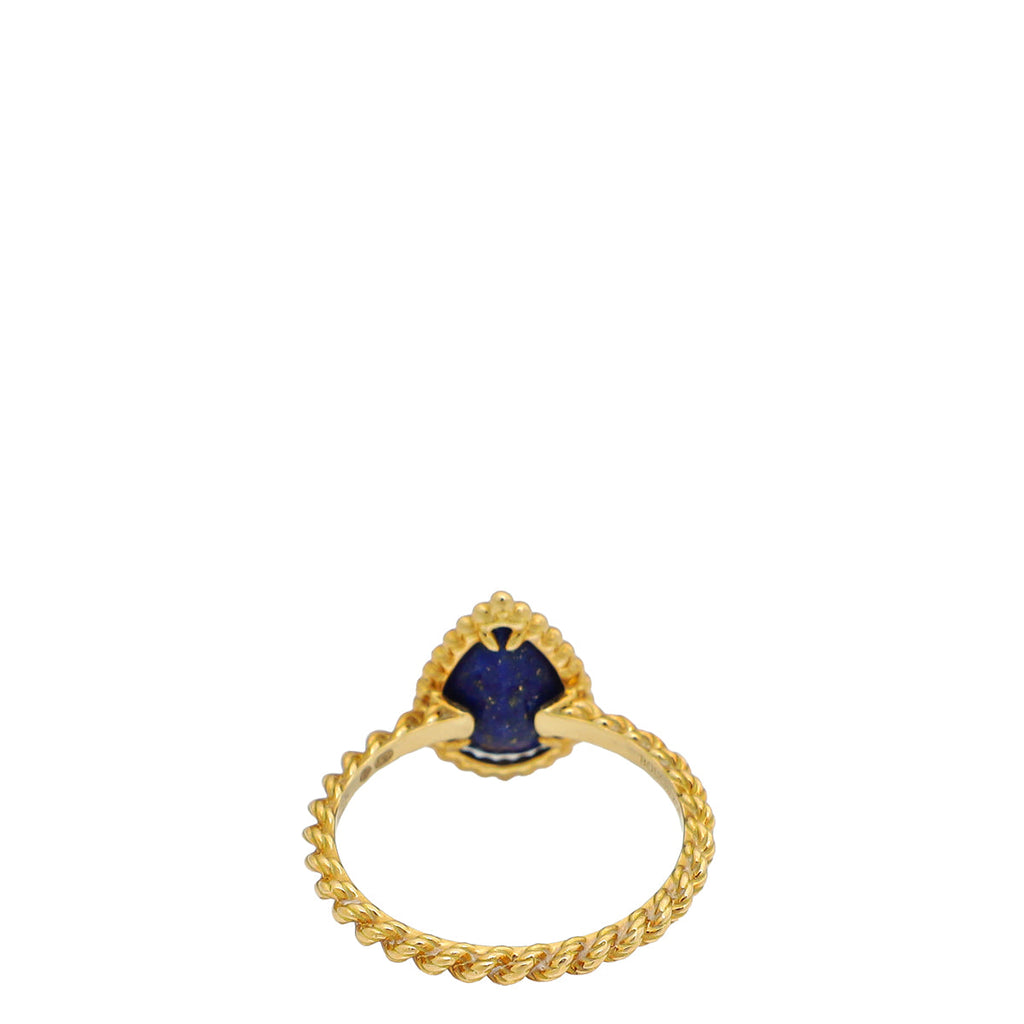 Boucheron 18K Yellow Gold Serpent Boheme S Motifs Ring 54