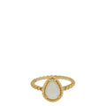 Boucheron 18K Yellow Gold MOP Serpent Boheme S Motifs Ring 54