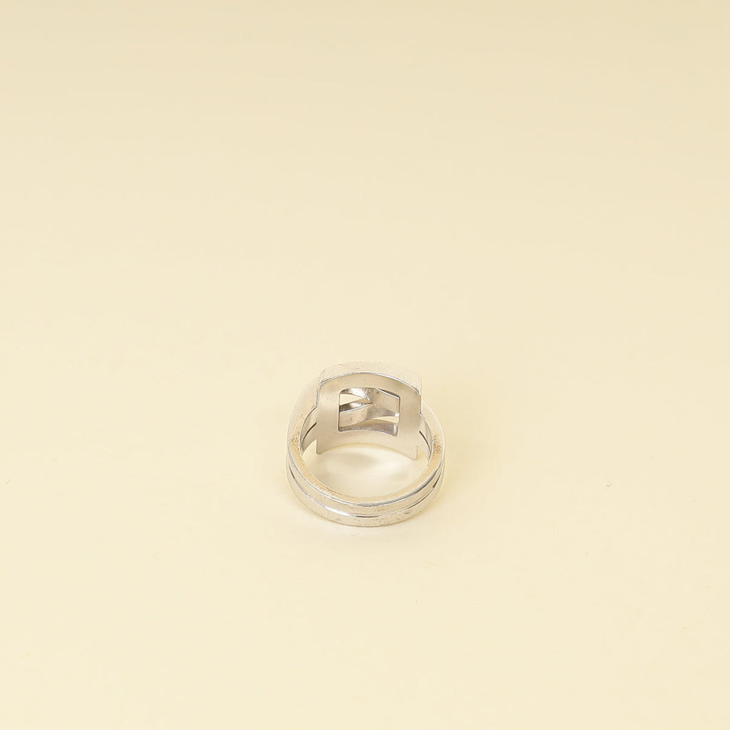 Boucheron 18K White Gold Diamond Déchainé Ring 53