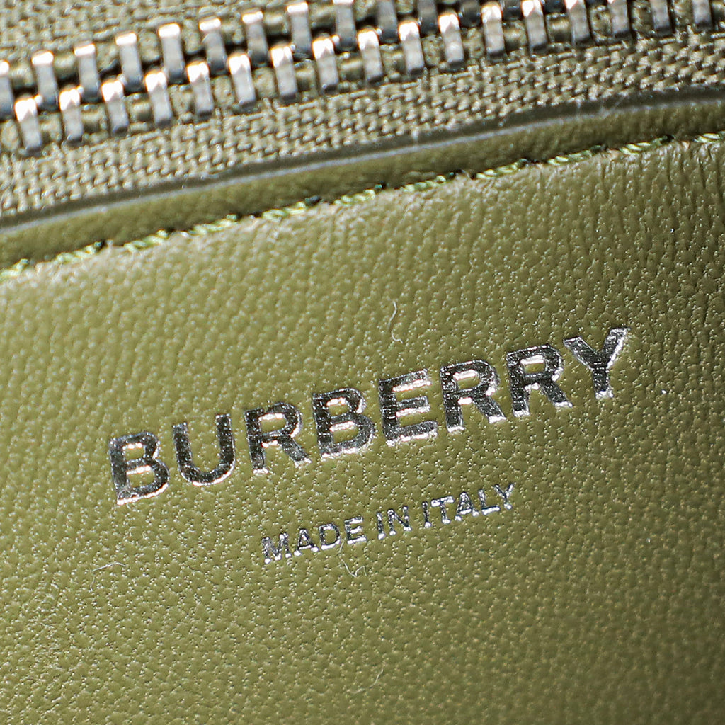 Burberry Green Multicolor Camouflage Mini Pocket Bag