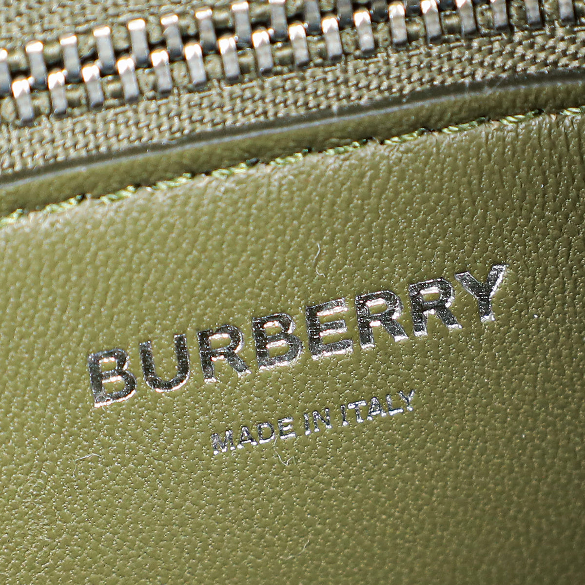 Burberry Green Multicolor Camouflage Mini Pocket Bag