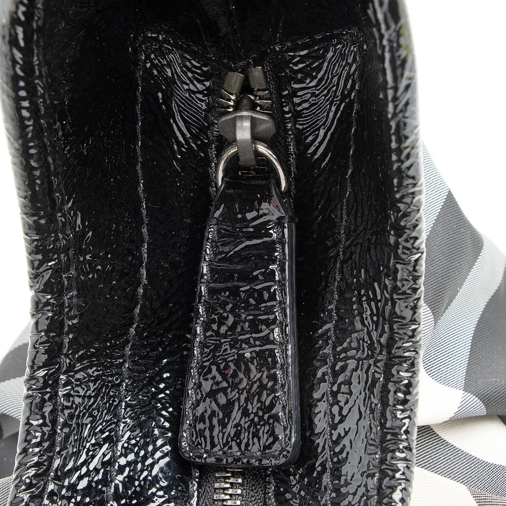 Burberry Beat Check Brooklyn Hobo (SHF-3eG8ej)