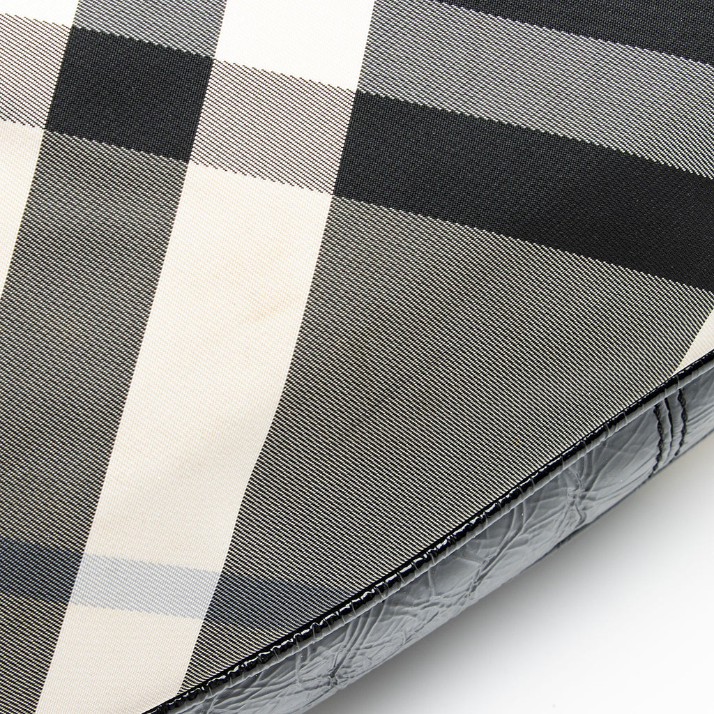 Burberry Beat Check Brooklyn Hobo (SHF-3eG8ej)