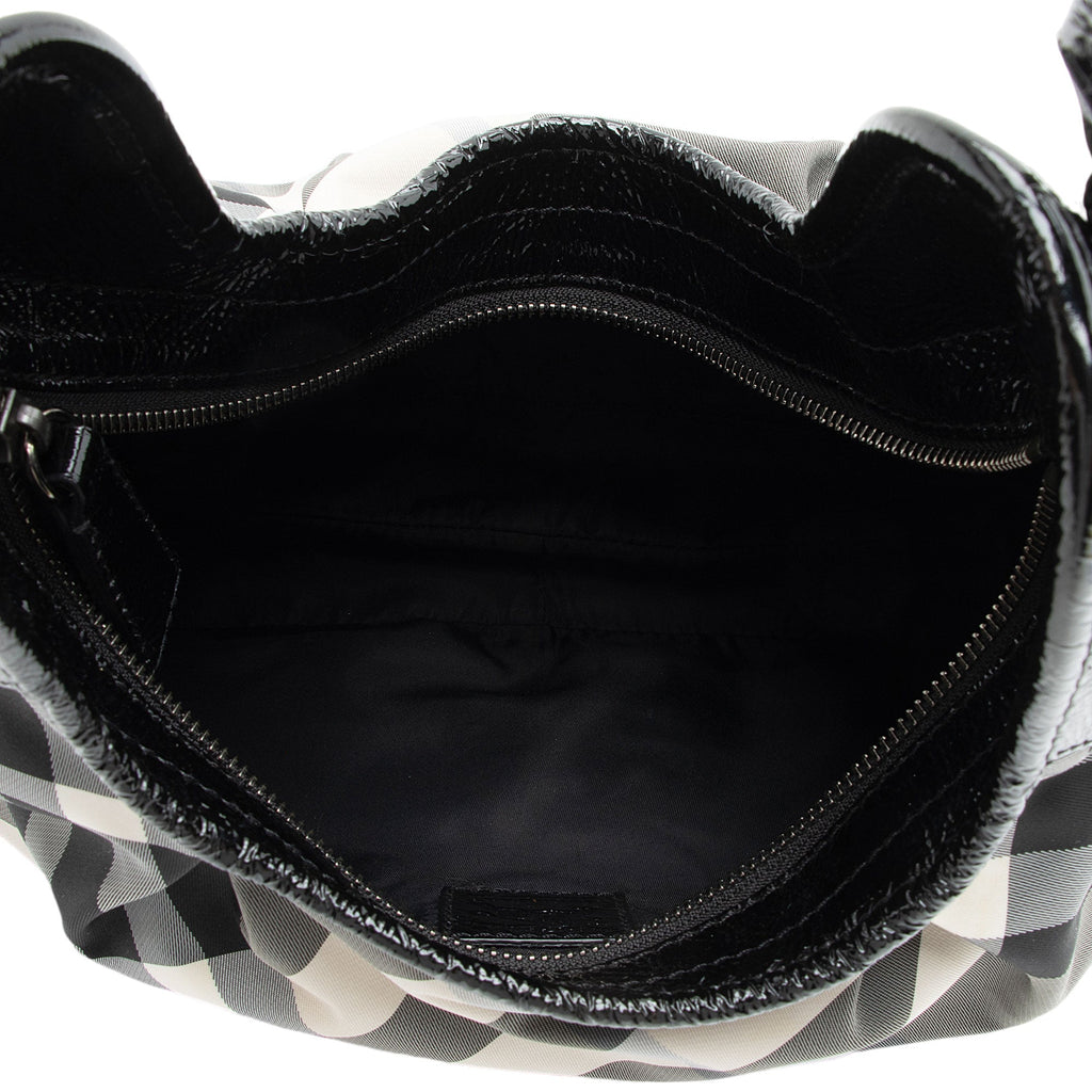Burberry Beat Check Brooklyn Hobo (SHF-3eG8ej)