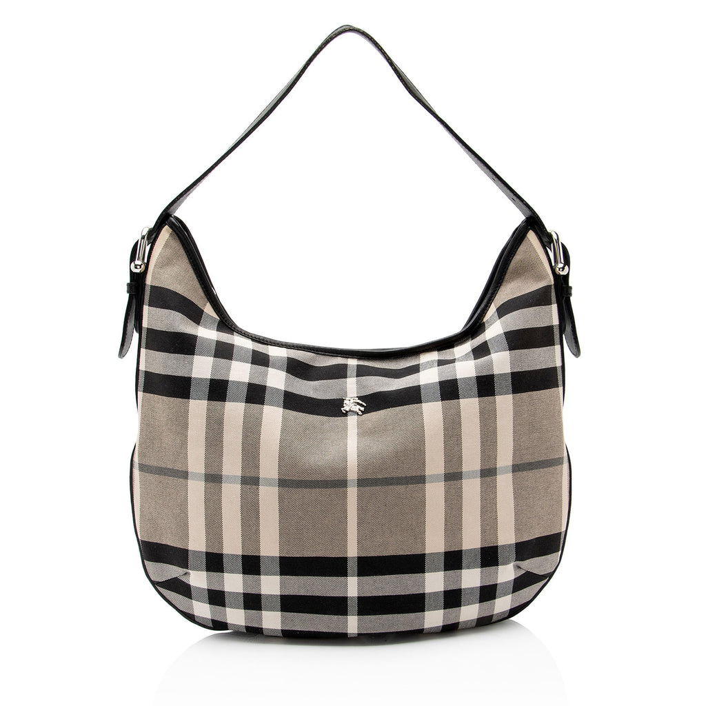 Burberry Beat Check Hobo