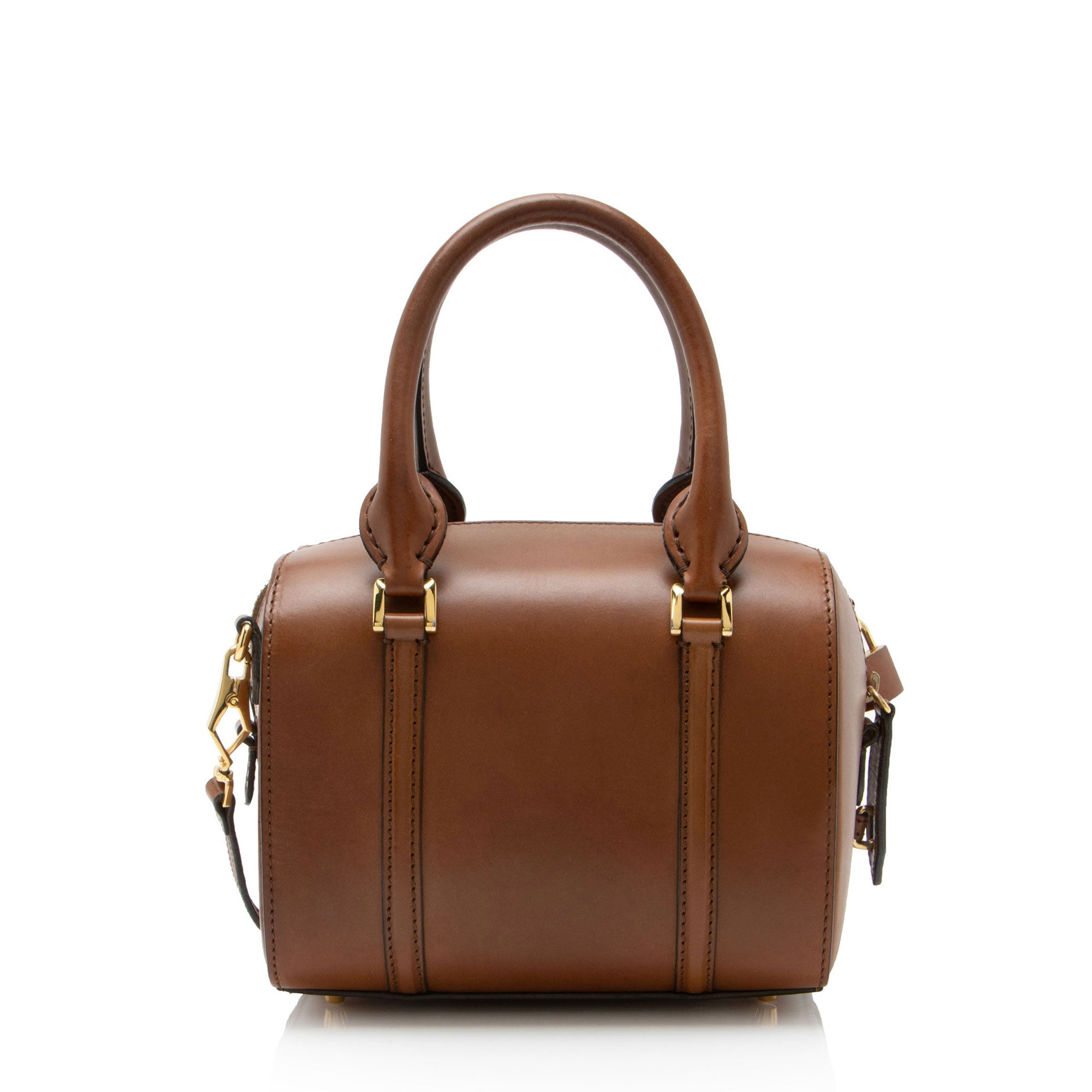 Burberry Calfskin Alchester Small Bowling Bag