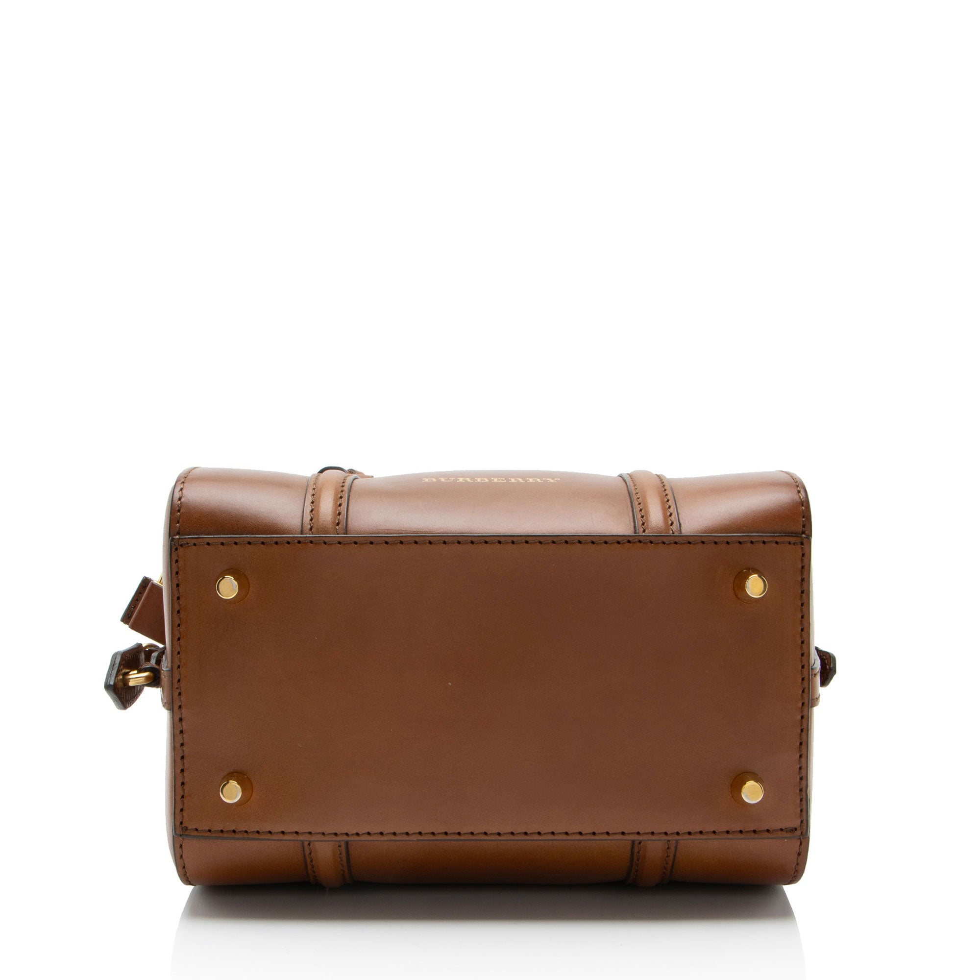 Burberry Calfskin Alchester Small Bowling Bag