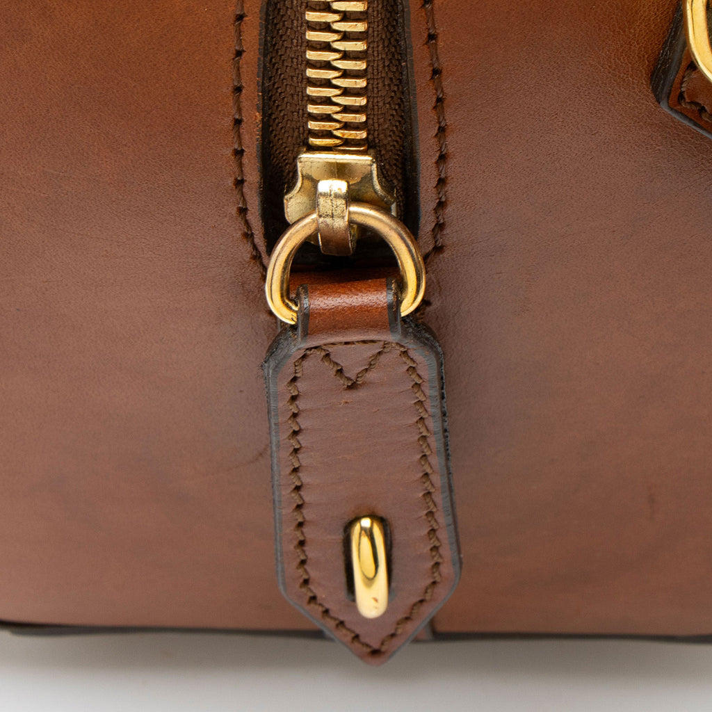 Burberry Calfskin Alchester Small Bowling Bag