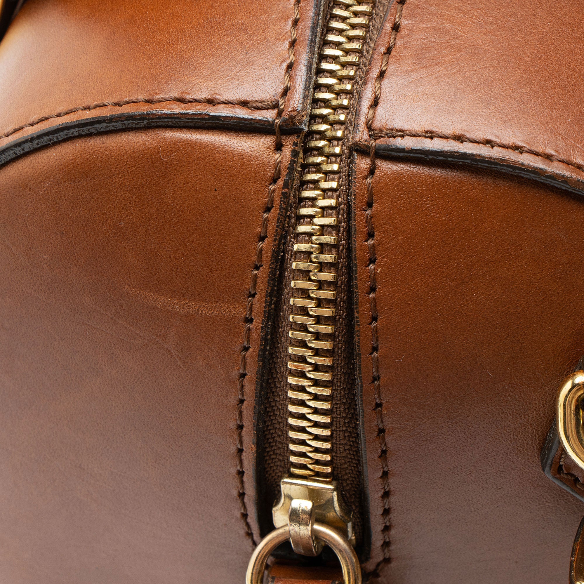 Burberry Calfskin Alchester Small Bowling Bag