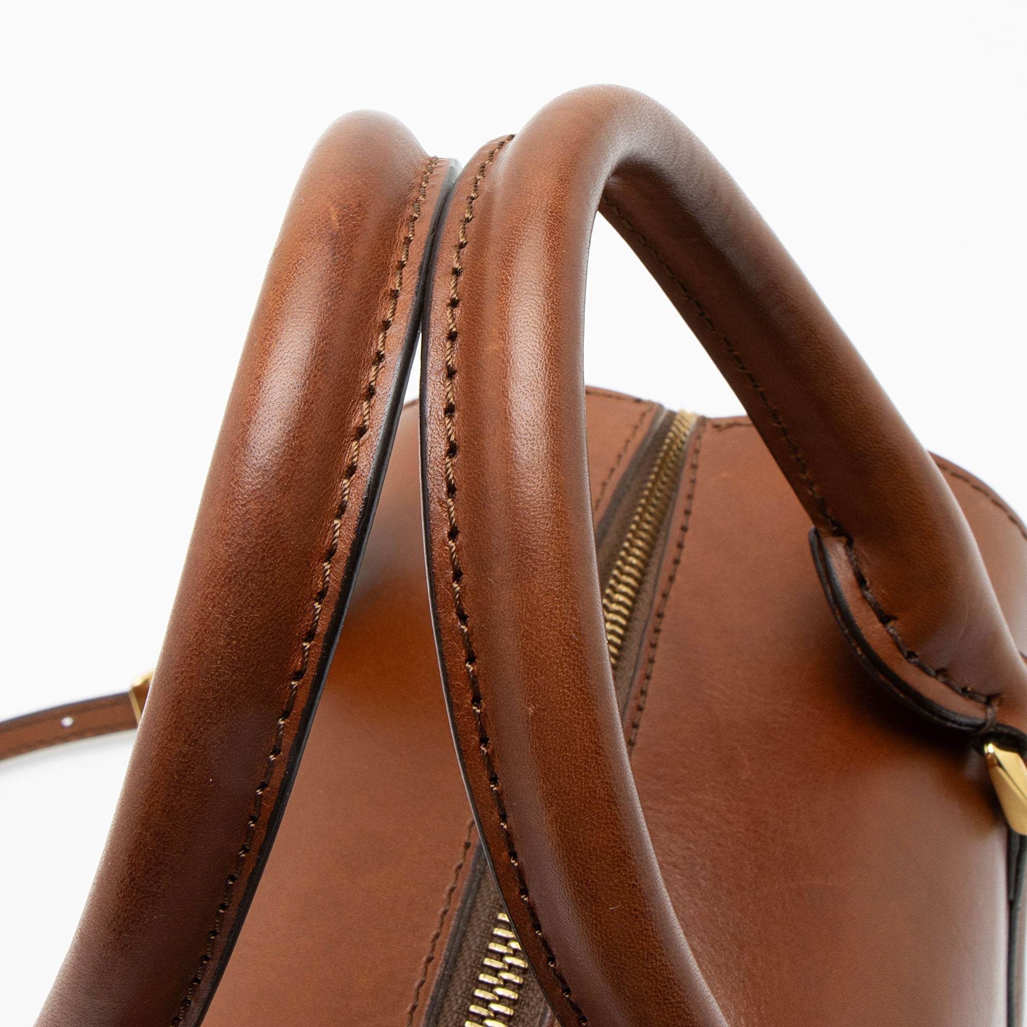 Burberry Calfskin Alchester Small Bowling Bag