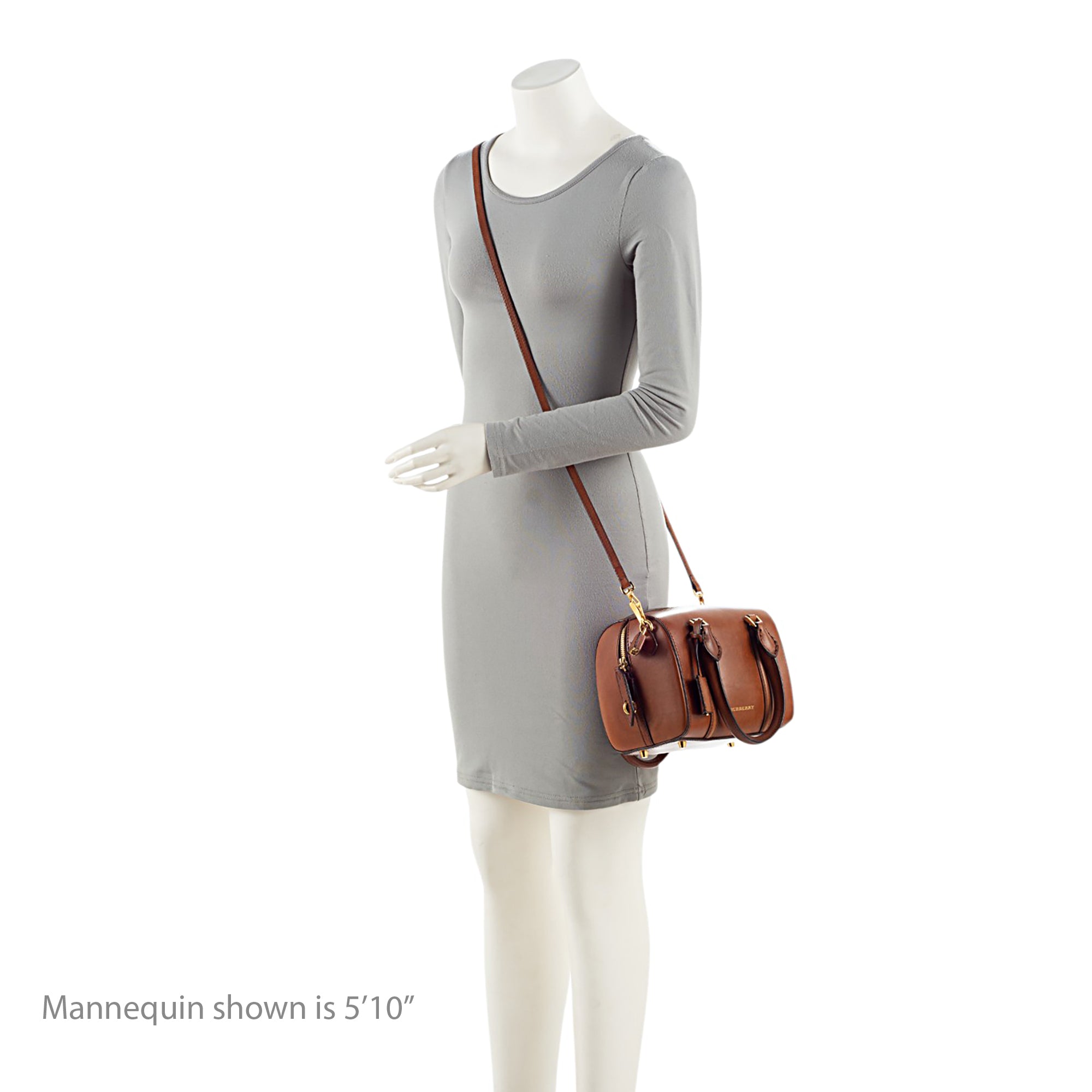Burberry Calfskin Alchester Small Bowling Bag