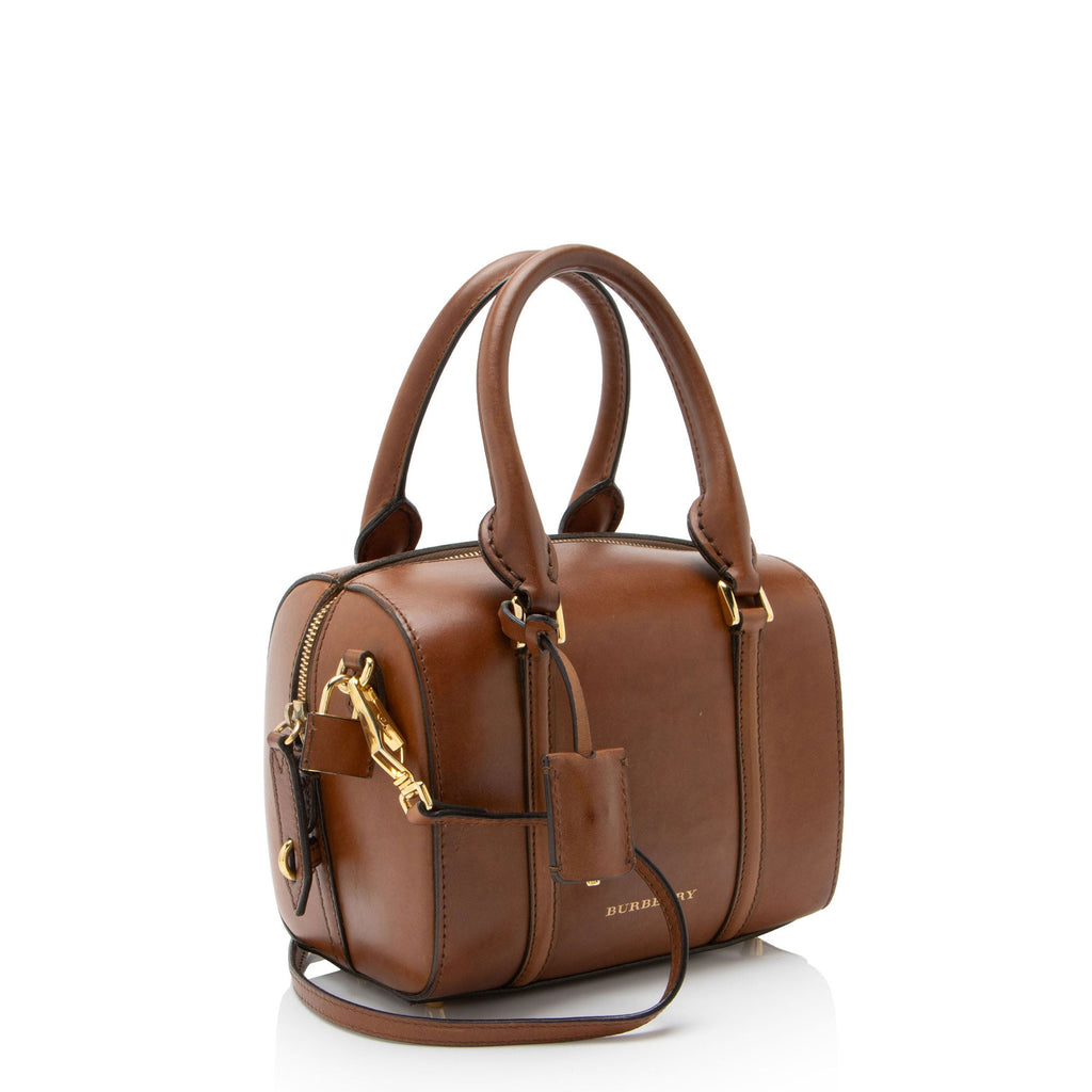 Burberry Calfskin Alchester Small Bowling Bag