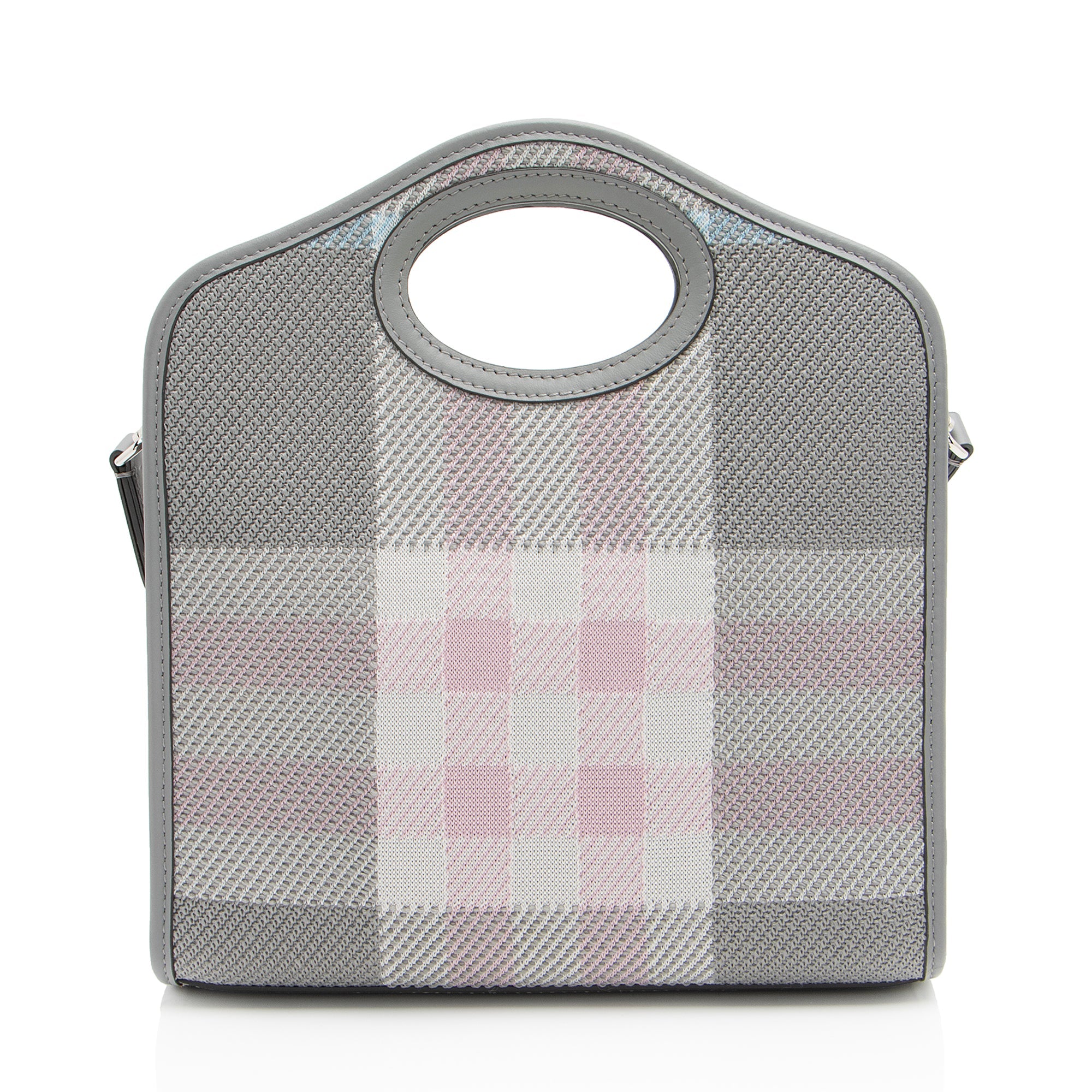 Burberry Calfskin Check Mini Pocket Tote