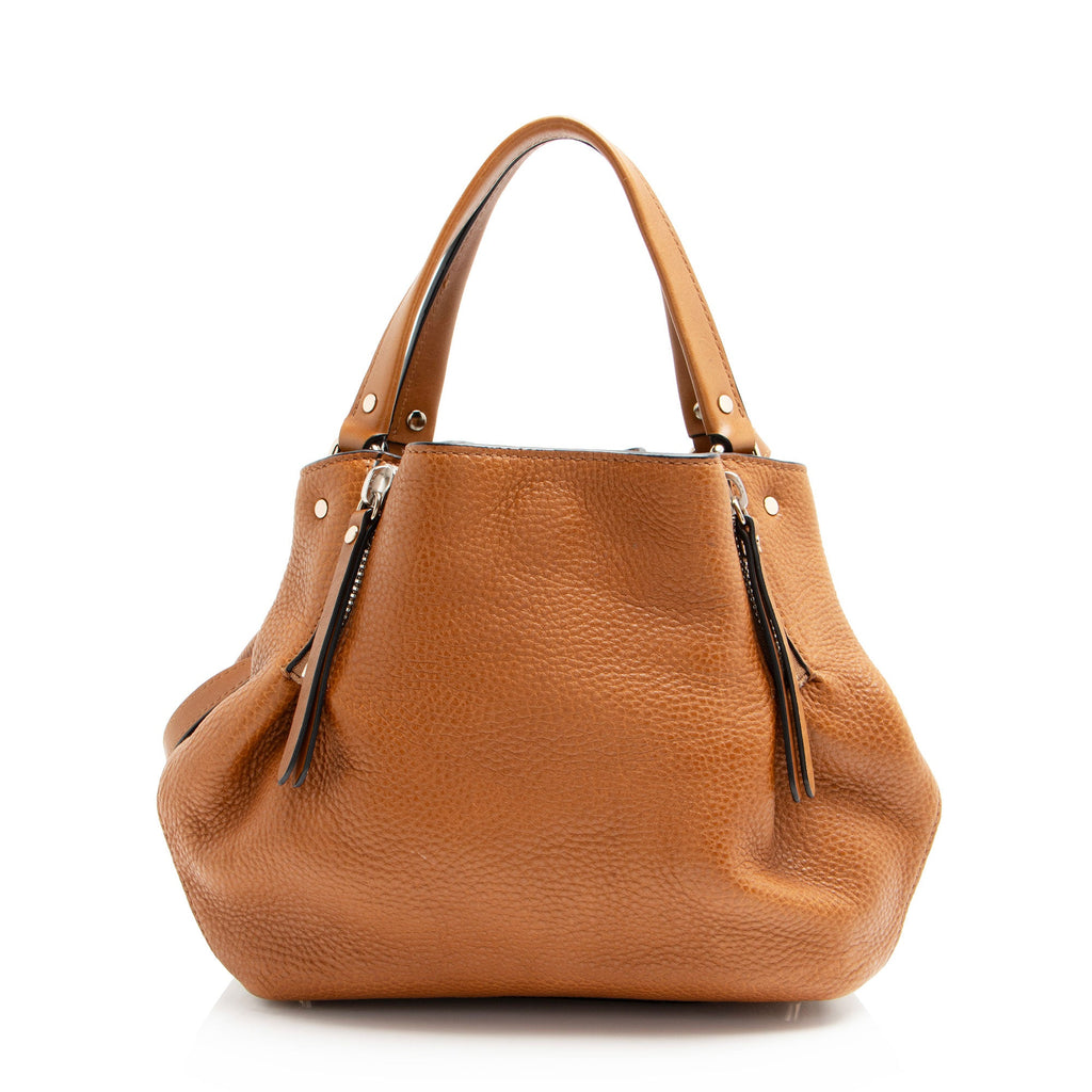 Burberry Calfskin House Check Maidstone Small Shoulder Bag (SHF-GIU47v)
