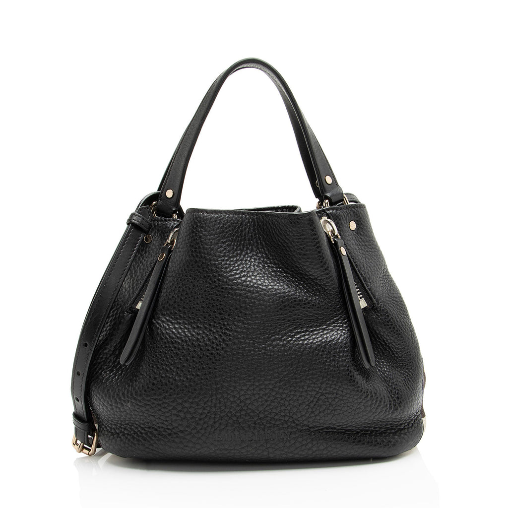 Burberry Calfskin House Check Maidstone Small Shoulder Bag