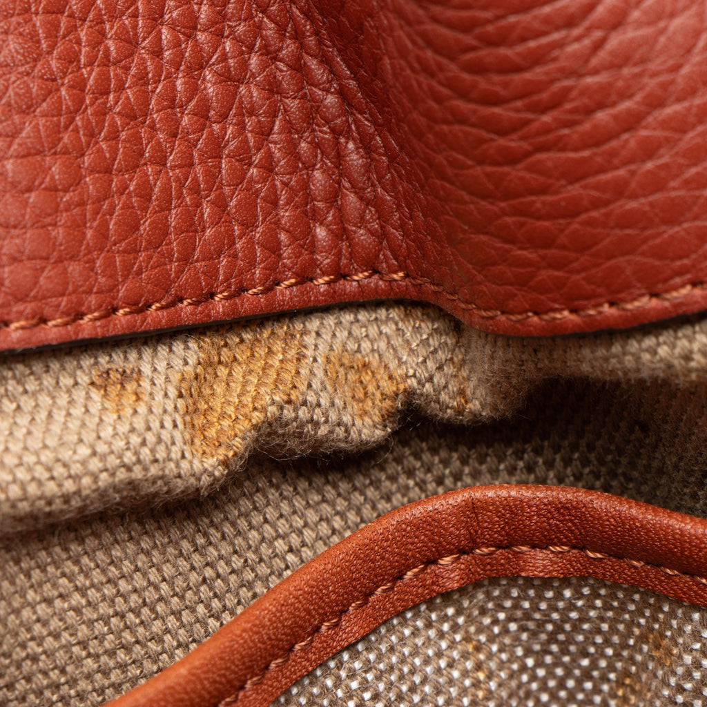 Burberry Calfskin House Check Maidstone Small Shoulder Bag
