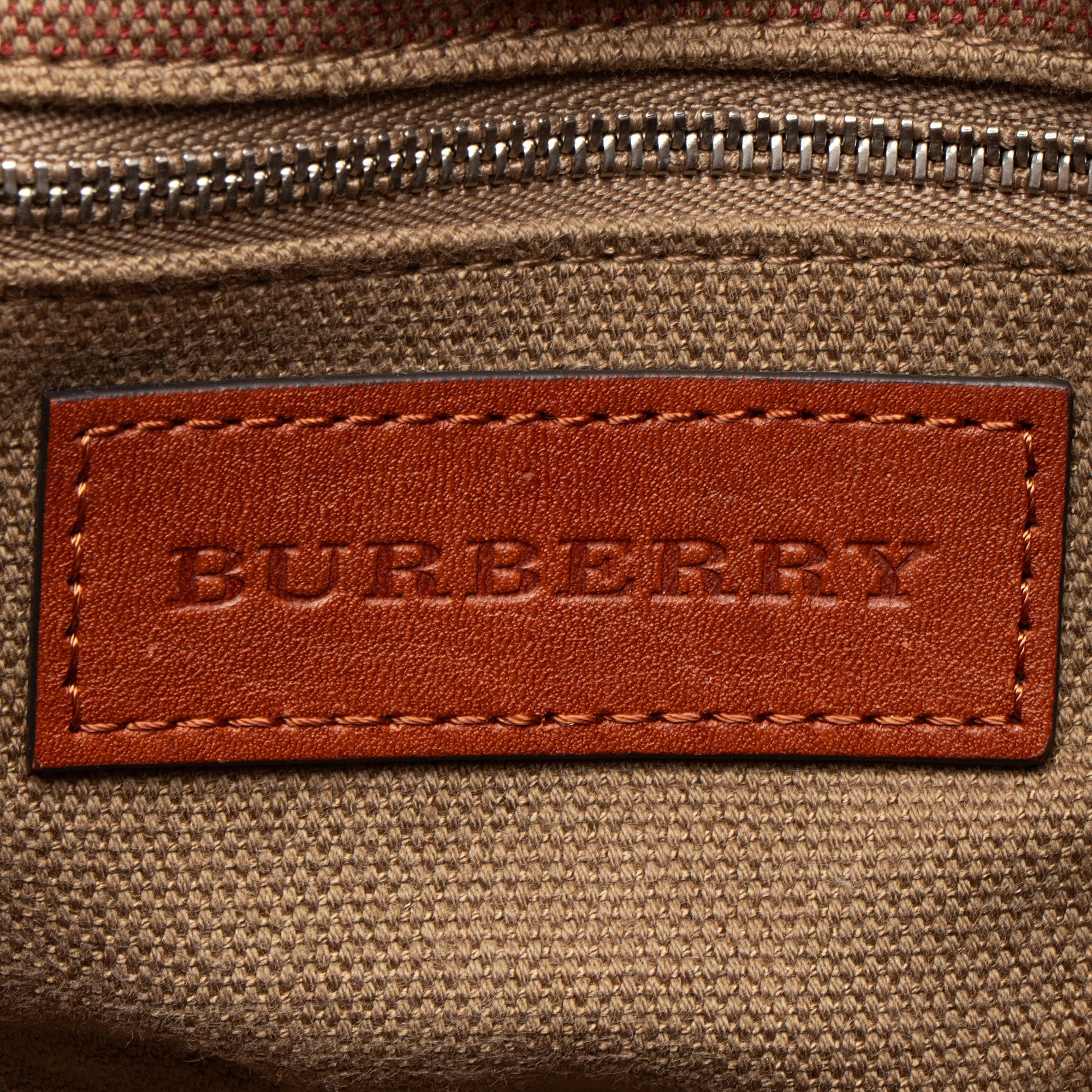 Burberry Calfskin House Check Maidstone Small Shoulder Bag