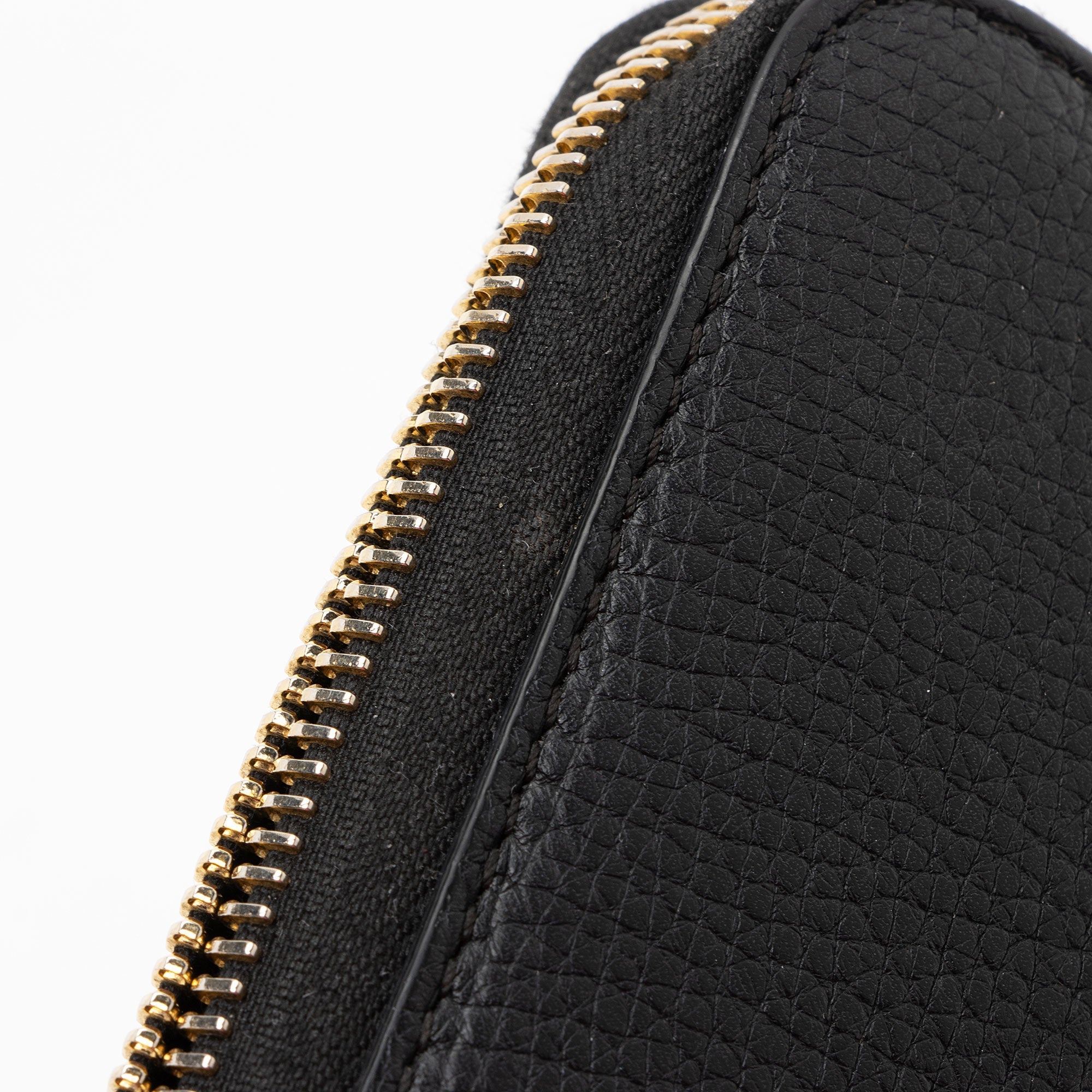 Burberry Calfskin House Check Renfrew Zip Around Wallet (SHF-B5VVSw)
