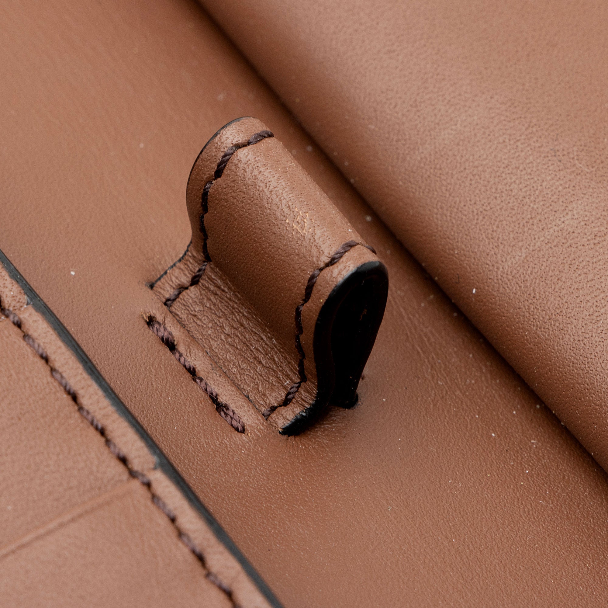 Burberry Calfskin House Check Renfrew Zip Around Wallet