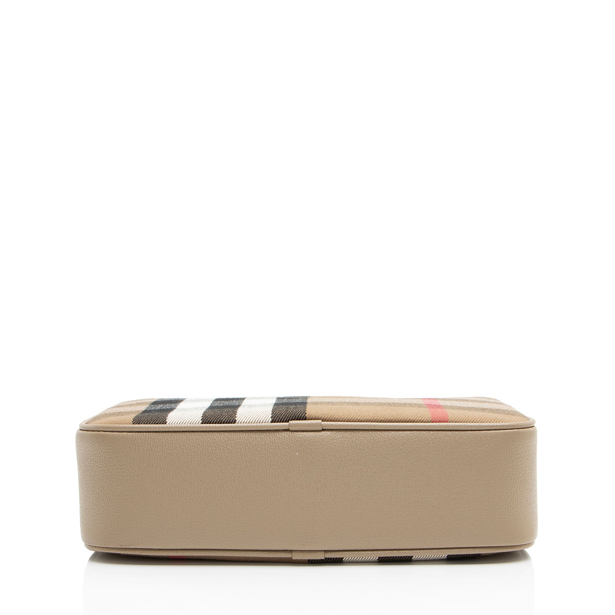 Burberry Calfskin House Check Small Camera Bag
