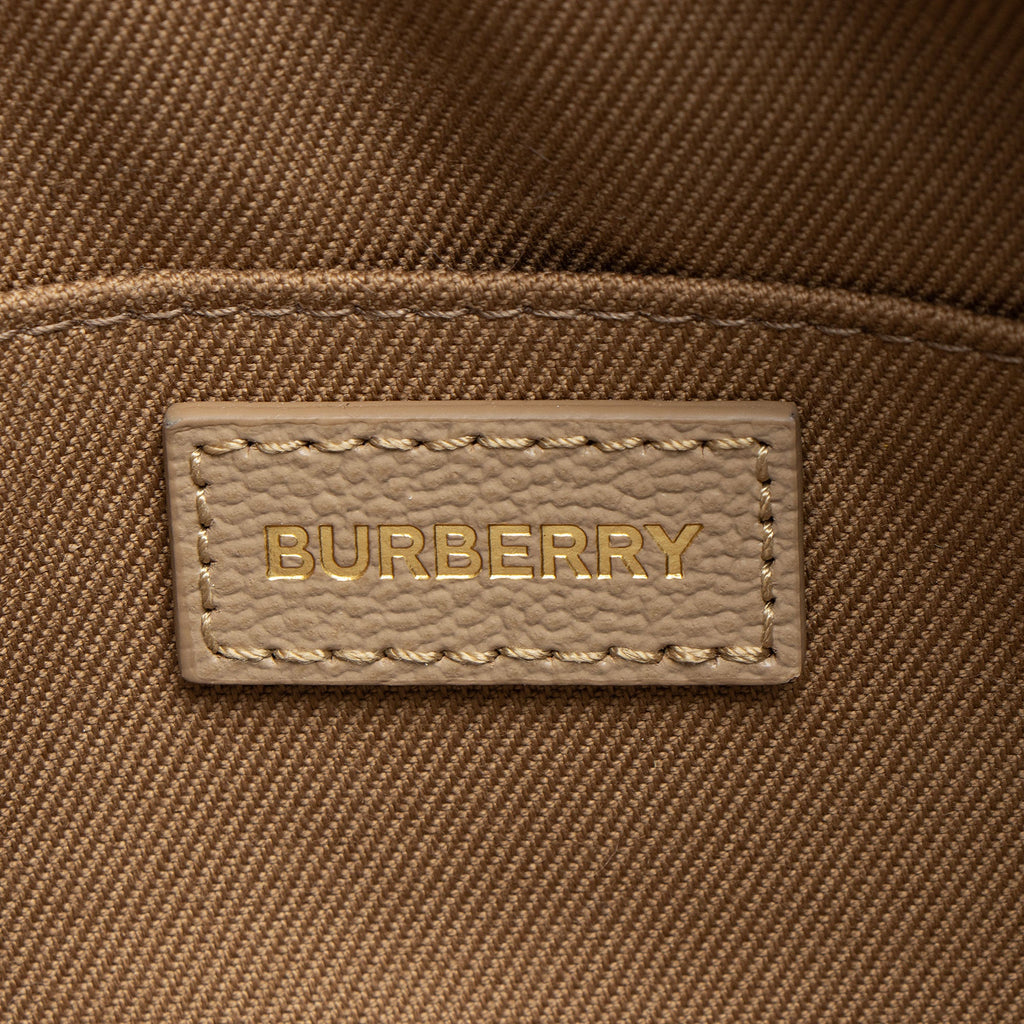 Burberry Calfskin House Check Small Camera Bag