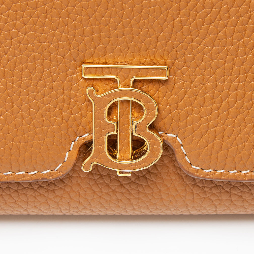Burberry Calfskin TB Continental Wallet