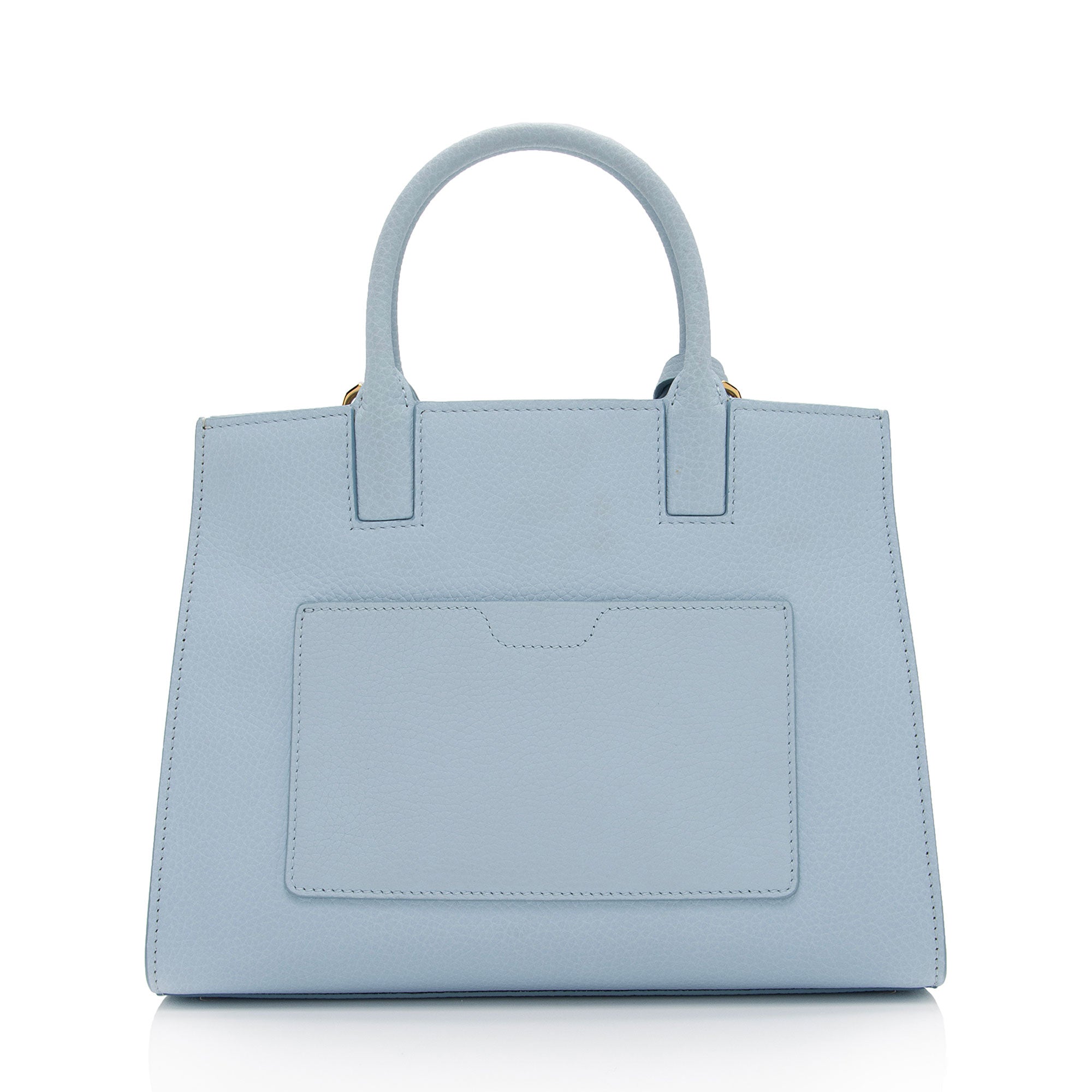 Burberry Calfskin TB Frances Mini Tote (SHF-Wks8mQ)