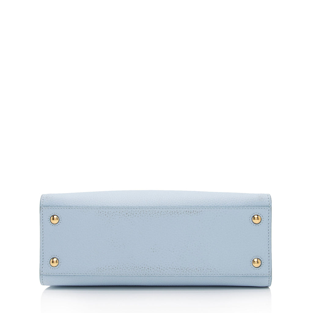 Burberry Calfskin TB Frances Mini Tote (SHF-Wks8mQ)