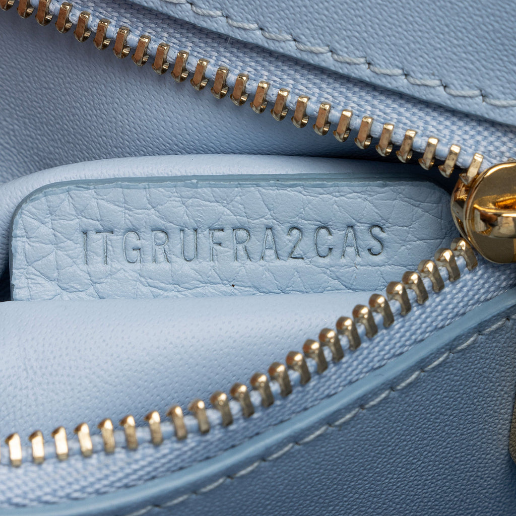 Burberry Calfskin TB Frances Mini Tote (SHF-Wks8mQ)