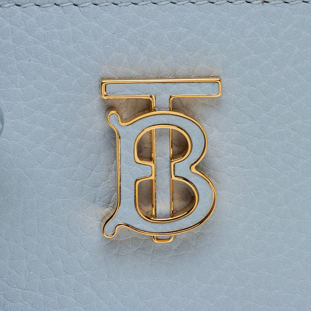 Burberry Calfskin TB Frances Mini Tote (SHF-Wks8mQ)