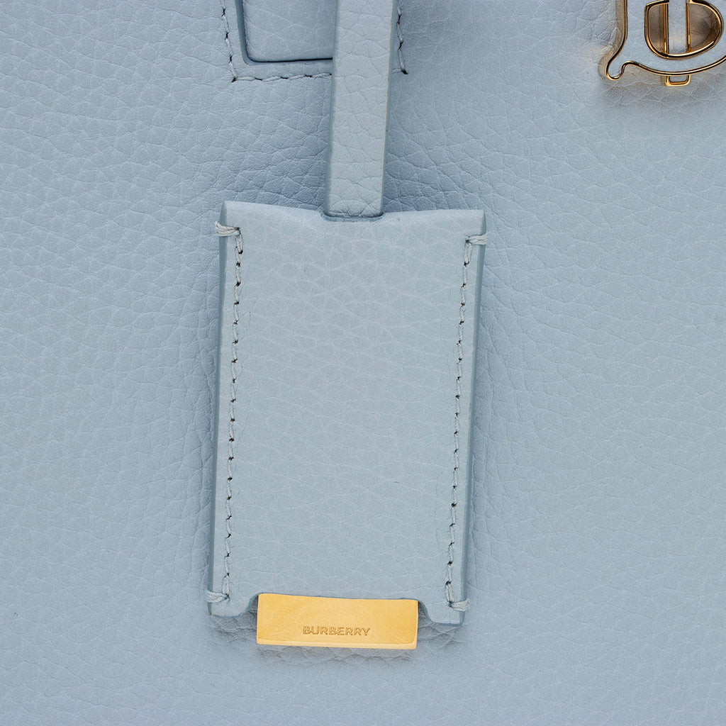 Burberry Calfskin TB Frances Mini Tote (SHF-Wks8mQ)