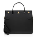 Burberry Calfskin Title Medium Tote (SHF-9V2VK1)