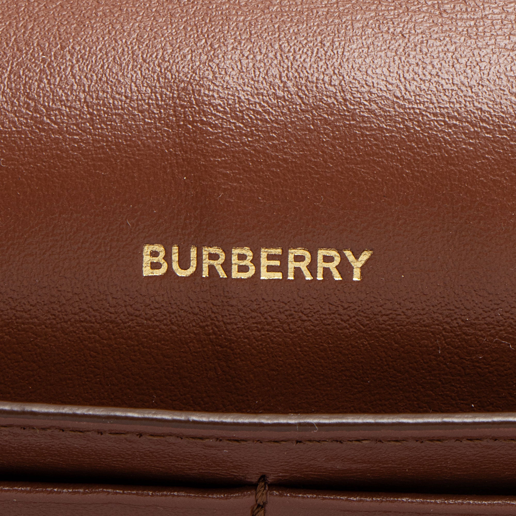 Burberry Calfskin Vintage Check Hampshire Crossbody