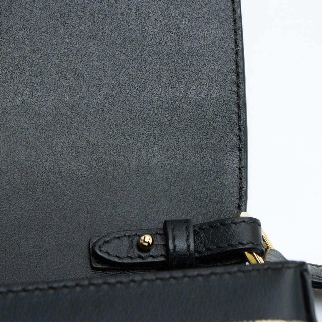 Burberry Calfskin Vintage Check Hampshire Small Crossbody