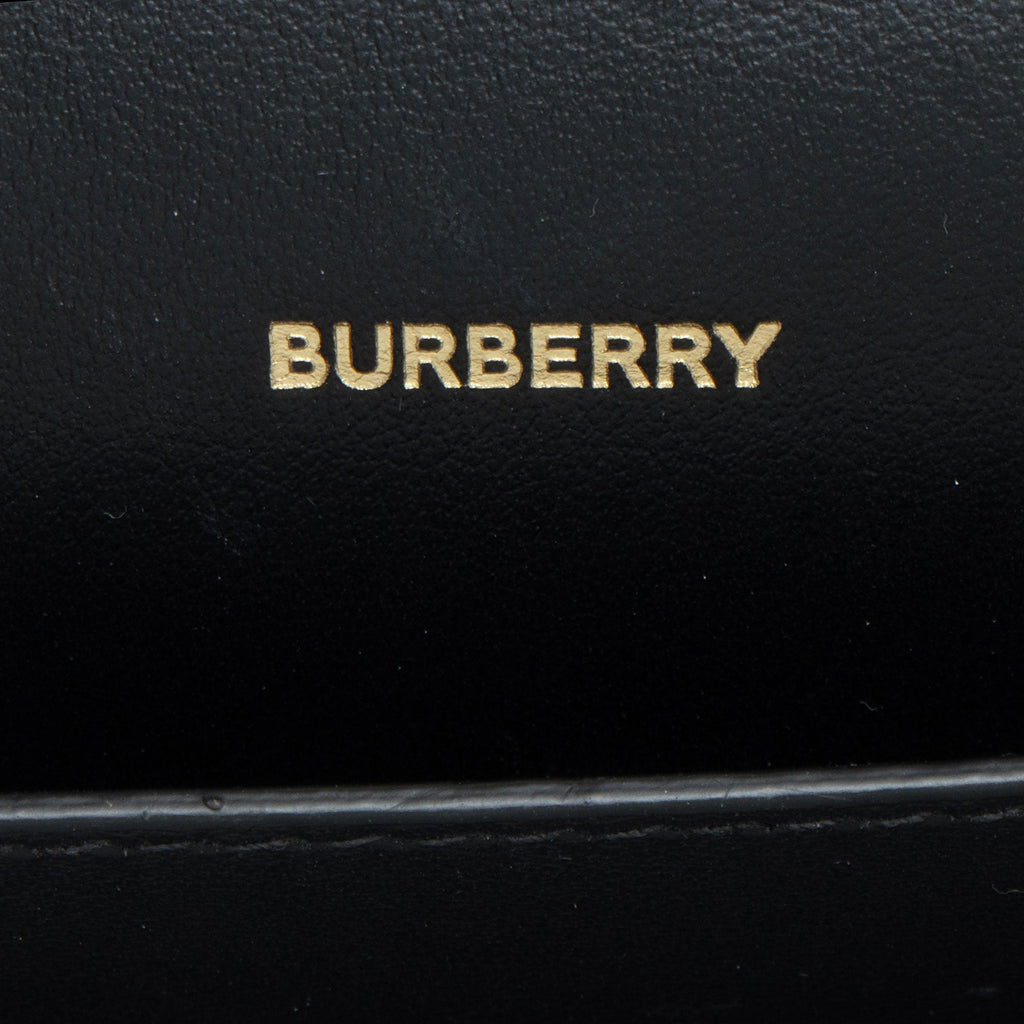Burberry Calfskin Vintage Check Hampshire Small Crossbody
