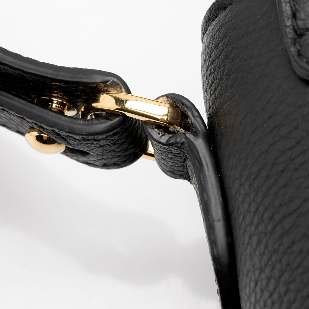 Burberry Calfskin Vintage Check Note Bag (SHF-z0IcUr)
