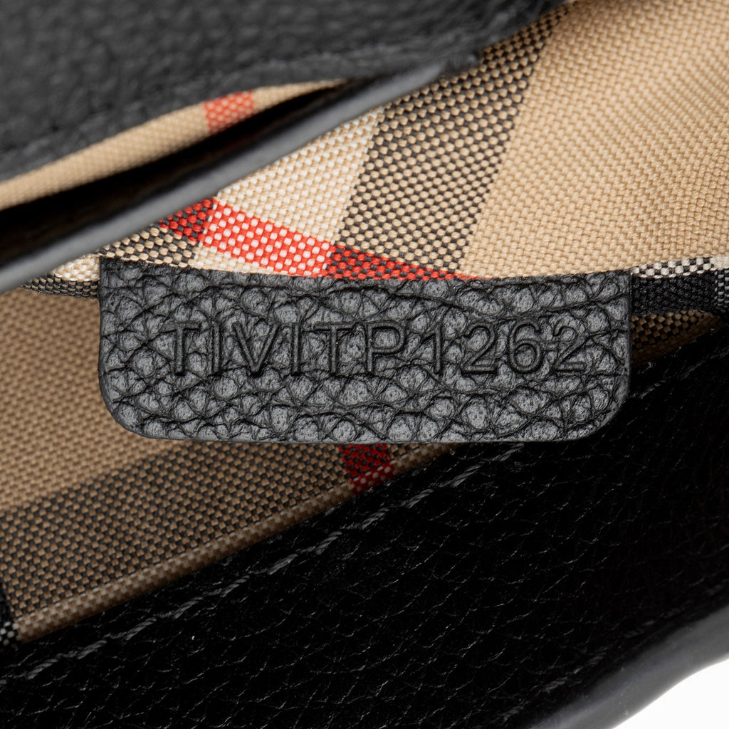 Burberry Calfskin Vintage Check Note Bag
