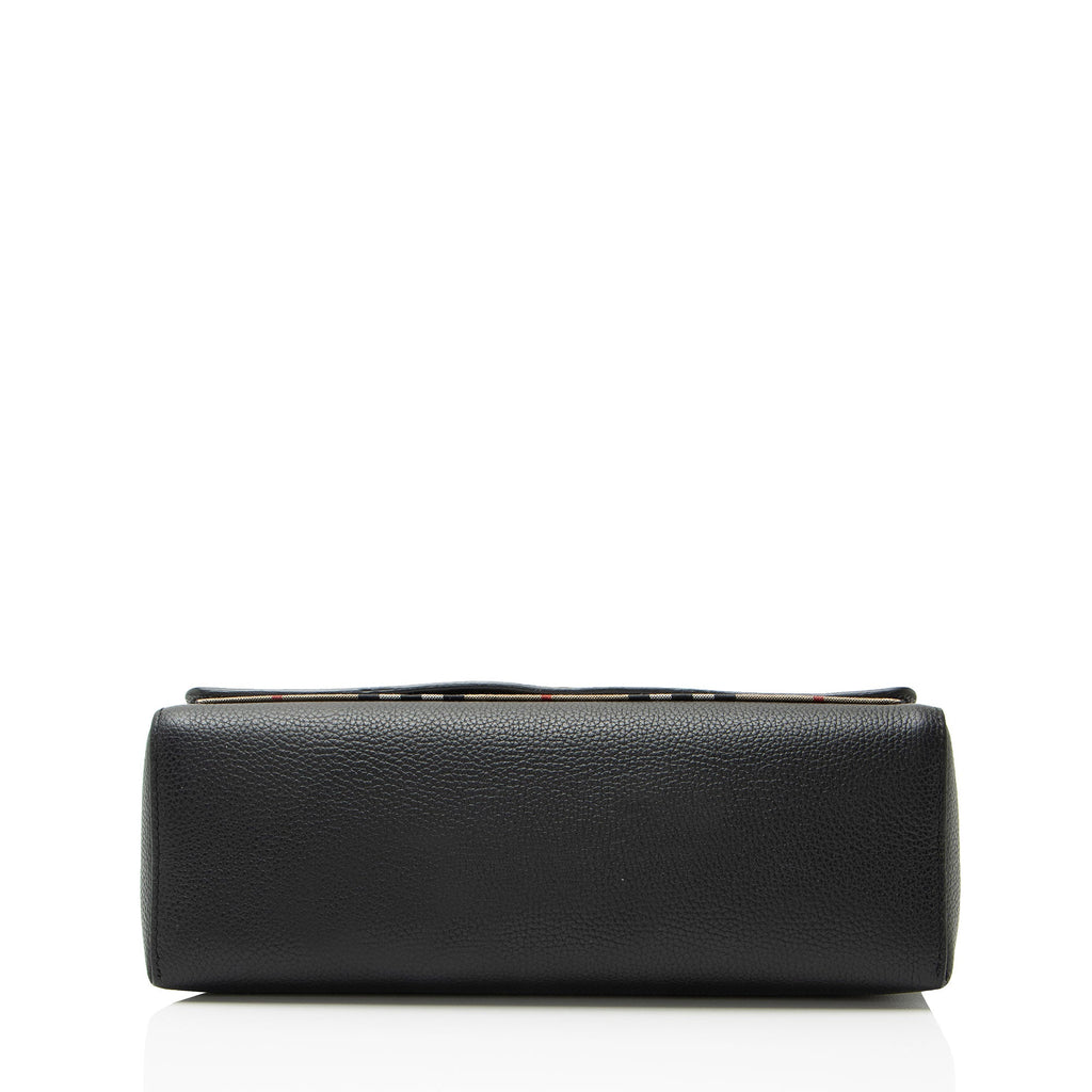 Burberry Calfskin Vintage Check Note Bag